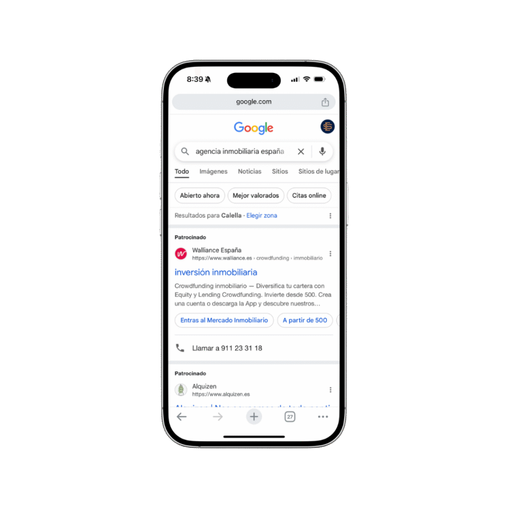 agencia SEO para inmobiliarias en españa
