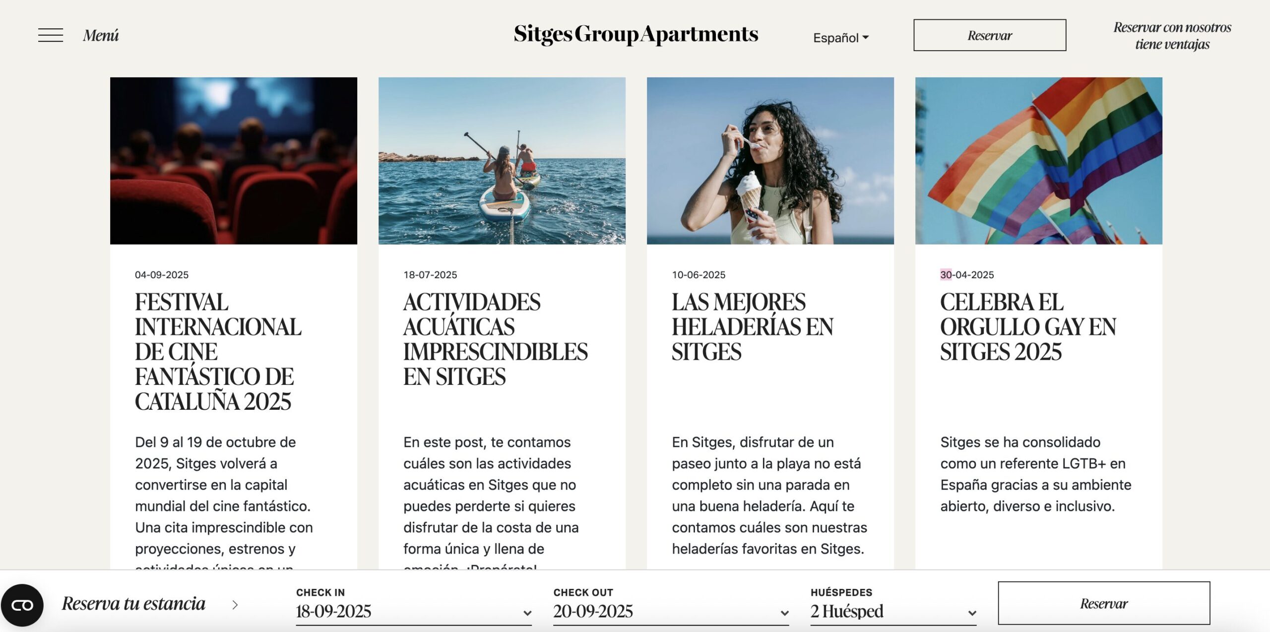 Cómo crear un sitio web atractivo para tu apartamento turístico