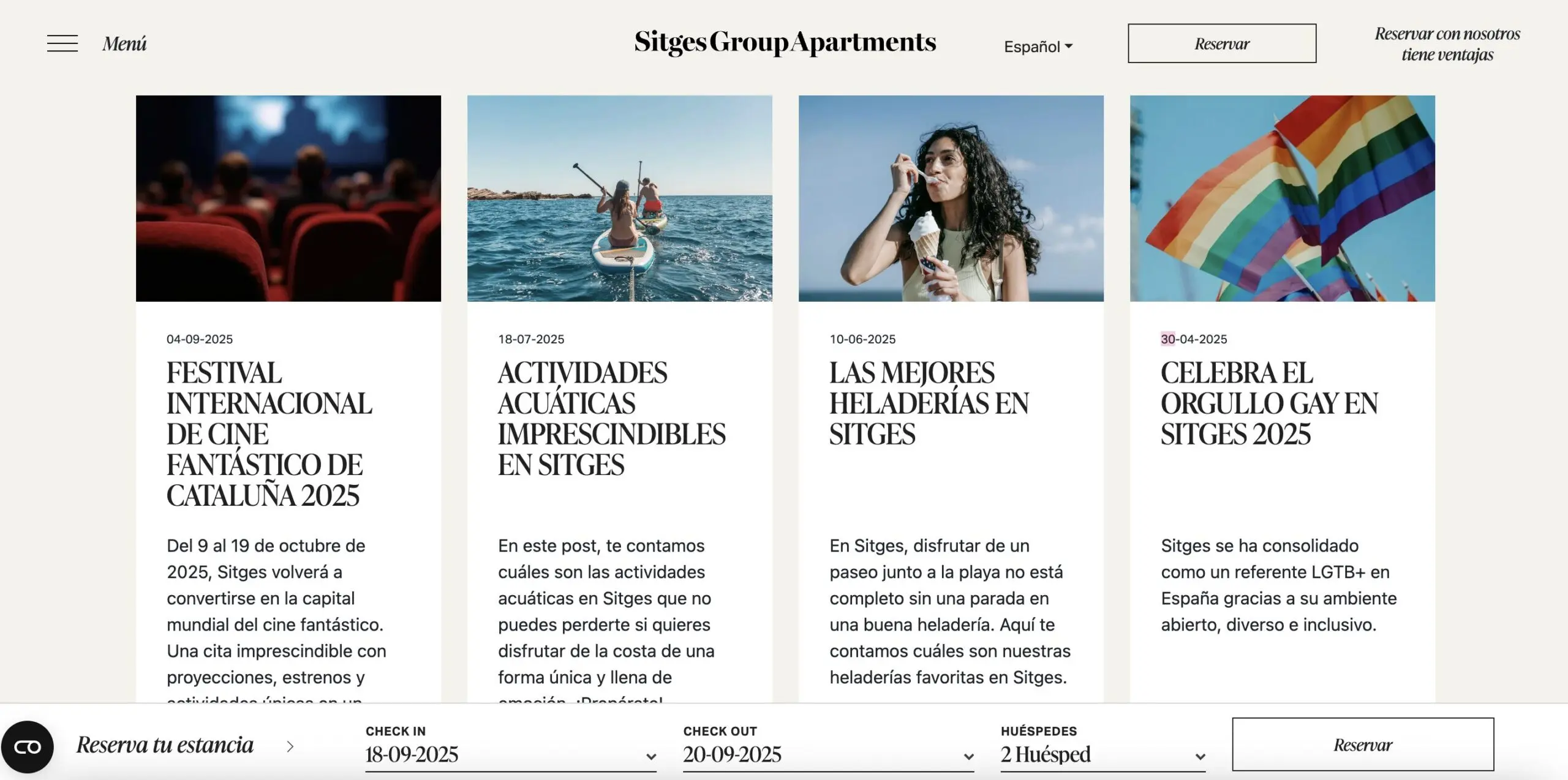 Cómo crear un sitio web atractivo para tu apartamento turístico