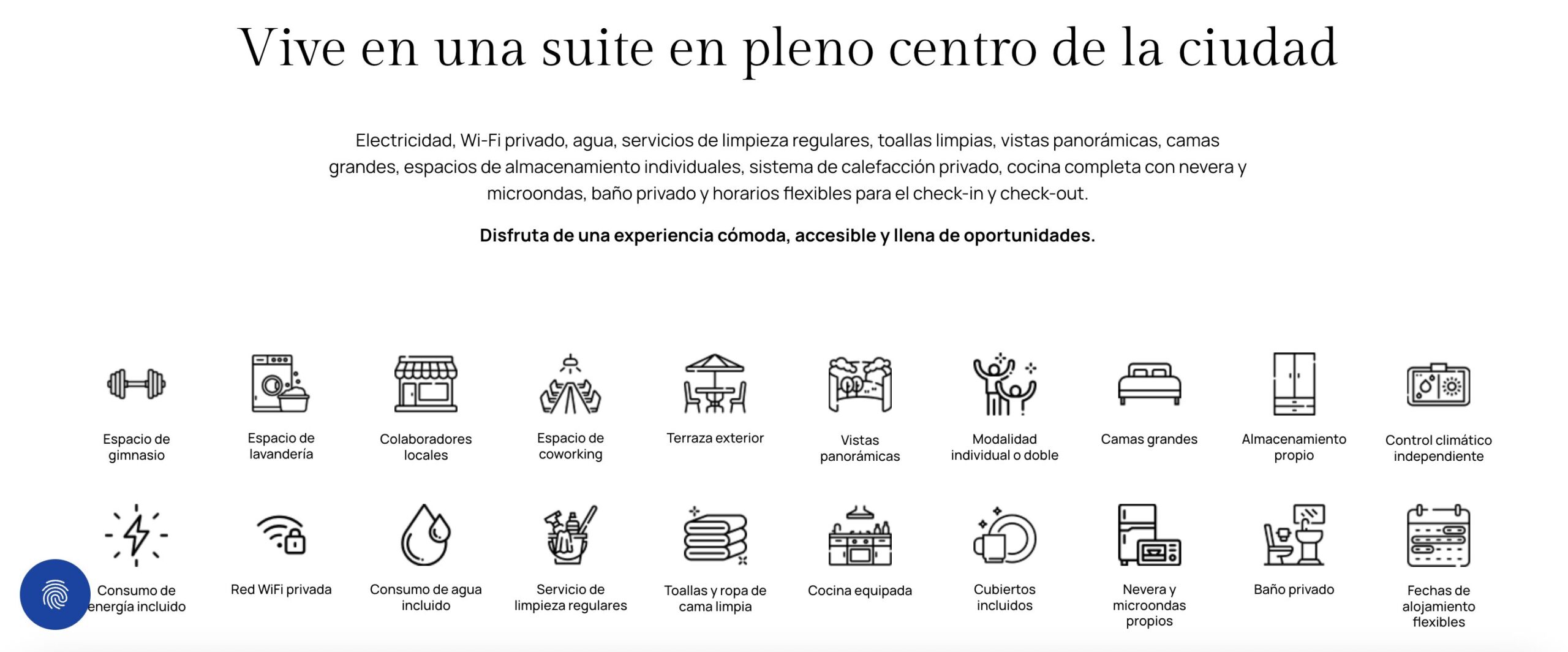 Qué servicios destacar en un coliving